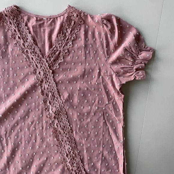 Pink Dotted Blouse - Picture 2 of 3